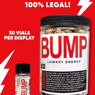 #ad BUMP Caffeine Inositol Powder Vial Want A Boost? Discounts Available Energy $12.49