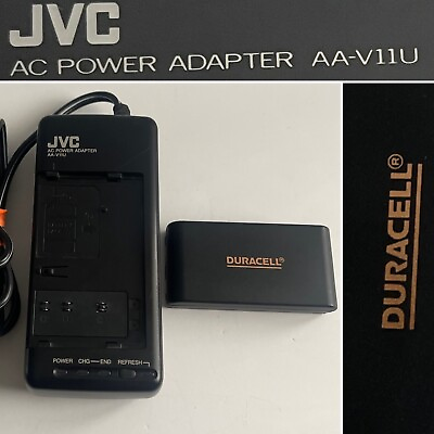 #ad Genuine OEM JVC AC Charger Power Adapter AA V11U Camcorder DR10 6v Battery $14.99