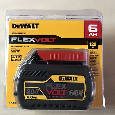 #ad Dewalt DCB606 60 volt Flex Volt 6 amp Battery NEW In Package $95.00