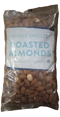 #ad 2 LBS California Roasted Almonds USDA Pearl Crop Unsalted Fresh Kosher New $15.00