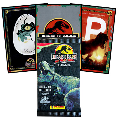 #ad Jurassic Park 30th Anniversary Trading Cards Sammelkarten 101 201 EUR 13.85