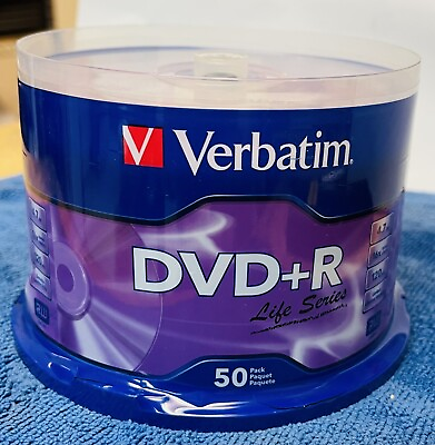 #ad Verbatim DVDR Discs 4.7GB 16x Spindle Matte Silver 50 Pack #97174 $6.99