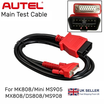 #ad Autel OBD2 Main Test Cable For MS908 MK908P MS906 MK808 MX808 DS808 Scanner GBP 14.99