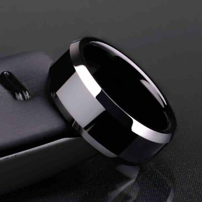 #ad Simple Men Titanium Stainless Ring Lover Couple Rings Jewelry Vintage Cool Rings $4.99