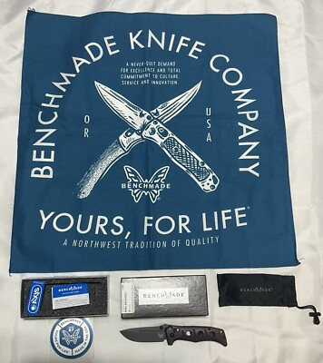 #ad Benchmade 273BK 2201 Mini Adamas Shot Show CruWear Micarta Limited Folding Knife $379.00