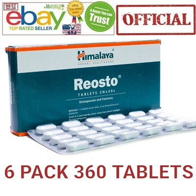 #ad Reosto OFFICIAL USA 6 BOX 360 TABLETS Prevents Osteoporotic Fractures Exp.2025 $54.99