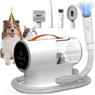 #ad Dog amp; Cat 12000Pa Pet Grooming Kit amp; Vacuum 2L Large Capacity w 5 Clipper Tools $44.99
