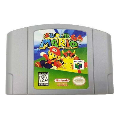 super Mario 64 Video Game Cartridge Console Card For N64 $20.99