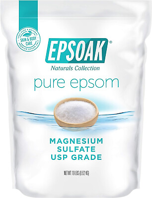 #ad Epsoak Epsom Salt 19 lb. Bulk Bag Magnesium Sulfate USP Unscented $31.01