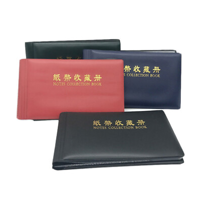 #ad 30 Pages Paper Money Collection Album Collection Money Banknote Protective Bag $13.27