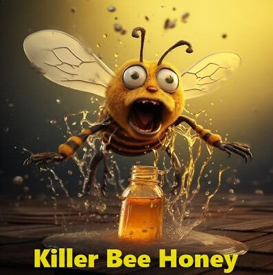 #ad Bees Bees Bees Killer Bee WILD HONEY The best HONEY ON THE PLANET 100% PURE $45.99