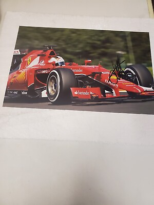 #ad F1 SEBASTIAN VETTEL ORGINAL HAND SIGNED PICTURE Not printed GBP 30.00