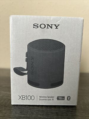 #ad Sony SRS XB100 B Portable Bluetooth Speaker Waterproof $24.29