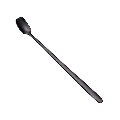 #ad Spoon Long Handle Anti deform Drinking Flatware Spoon Decor Stainless Steel $7.42