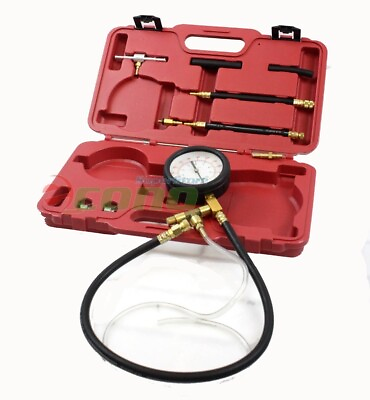 #ad FUEL INJECTION PRESSURE TESTER KIT RECOVERY 4 SCHRADER TEST FUEL PORT TU 112 $45.99