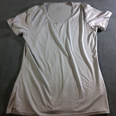 #ad 32 Degrees Cool Shirt Men#x27;s Size Large Gray Short Sleeve Tee Lightweight $5.24