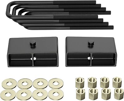 #ad 2quot; Rear Leveling Lift Kit For 1995 2023 Toyota Tacoma 2WD 4WD Blocks U bolts $37.99