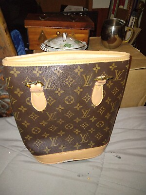 #ad Louis Vuitton Neverfull Tote MM Brown Canvas Monogram $299.00