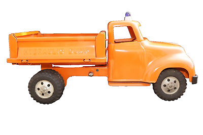#ad Tonka State Hi Way Dept Round Fender Side Dump Truck pressed steel repainted $239.99