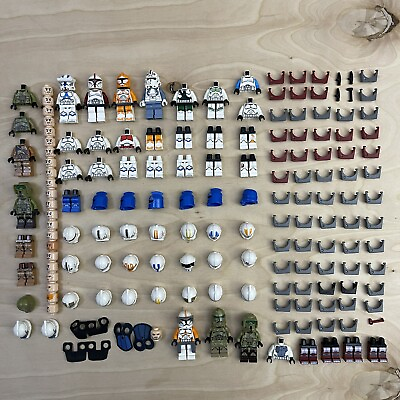 #ad LEGO Clone Trooper Minifigure Lot Star Wars Rex ARC Parts Pieces 501st Army MOC $229.99