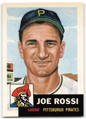 #ad 1991 Topps Archives 1953 #74 Joe Rossi Bio black text Pittsburgh Pirates 3BA $0.99