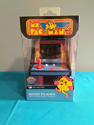 #ad Ms.Pac Man Micro Player Retro Arcade Game. New in Box $28.06