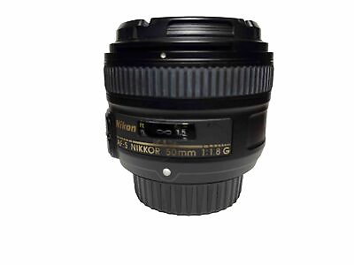 #ad Nikon AF S FX Nikkor 50mm f 1.8G Auto Focus Lens $130.00