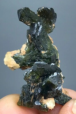 #ad beautiful Green Diopside crystal specimen from Pakistan 18 Carats $29.99