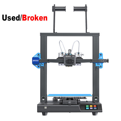 #ad Used Broken Geeetech Mizar M 3D Printer Dual Extruder Exchangable Print Head US $119.00