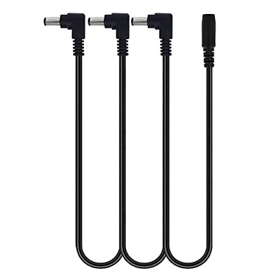 #ad 3 Ways Daisy Chain Power Cable Dc For Guitar Pedal Power Supply Adapter 1to3 $12.89