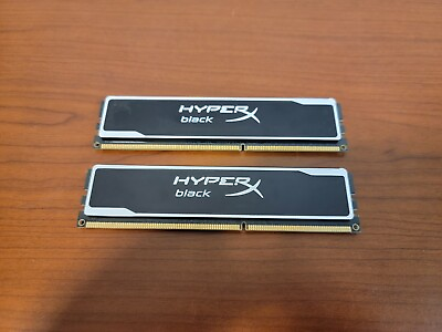 KINGSTON Hyper X 2x4 GB DDR3 Gaming RAM Kit 1600 MHz KHX16C9B1BK2 8X TESTED $14.99