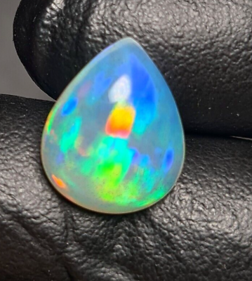 #ad Natural Ethiopian Opal White Based Oval Shaped Size: 14x12mm WT. 4.4 Cts $65.00