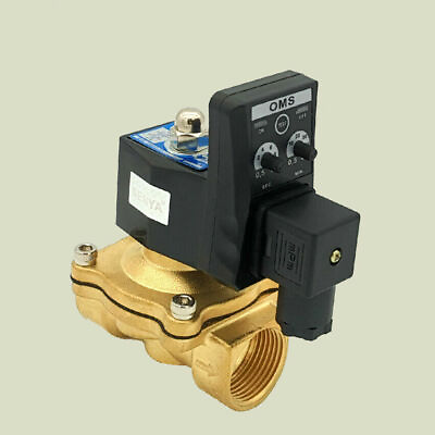 #ad Electric Automatic Drain Timer Solenoid Valve Water Controller Valve Brass 220V $73.08