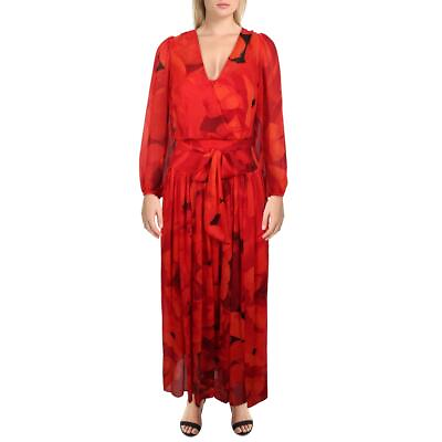 #ad Calvin Klein Womens Belted Long Wedding Maxi Dress BHFO 8273 $27.99