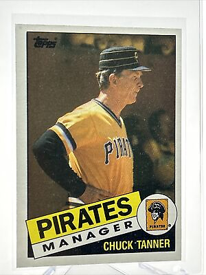 #ad 1985 Topps Chuck Tanner Baseball Card #268 NM Mint FREE SHIPPING $1.25
