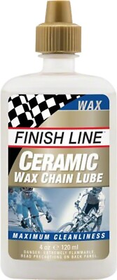 #ad Finish Line Ceramic Wax Bike Chain Lube 4 fl oz Drip $13.39