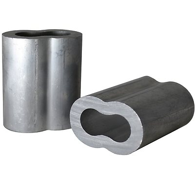#ad 50 Aluminum Sleeves for Wire Rope Cable 5 16quot;. $26.18