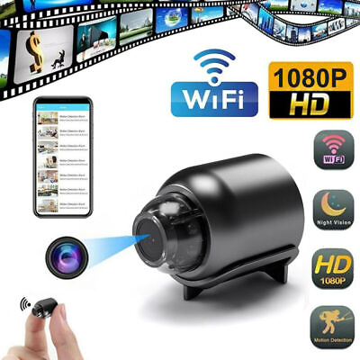 #ad 32GB Mini IP Spy Camera WiFi Hidden Night Vision HD Camcorder Home Security Cam $23.45