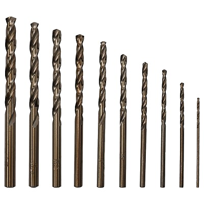 #ad High Performance HSS M35 Cobalt Drill Bit Set for Stainless Steel and Iron $9.01