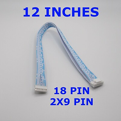 #ad 12 inch Bitmain Antminer 18 Pin signal data ribbon cable board T19 T17 17 17e $10.99