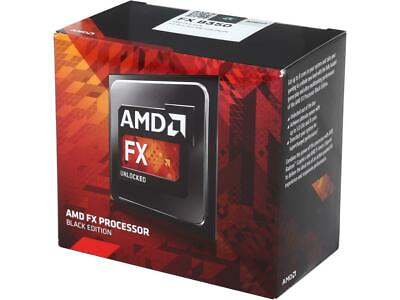 AMD FX8350 FX 8350 Black Edition FD8350FRW8KHK 4GHz AM3 8 Core Processor CPU $69.99