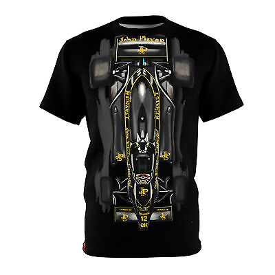 #ad Ayrton Senna’s John player Lotus F1 Unisex Cut amp; Sew Tee AOP T shirt $38.92