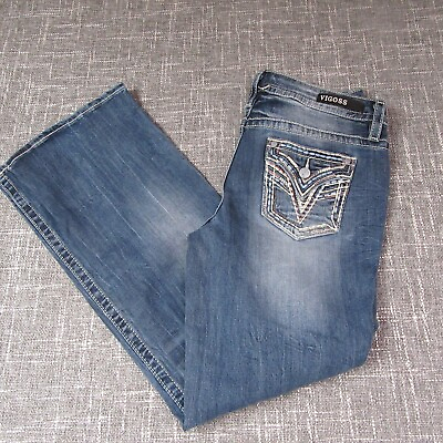 #ad VIGOSS Jeans New with Tags Boot Cut Women Heritage Fit S 12 Length 32 $21.00