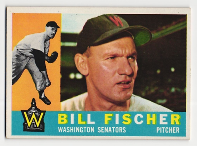 #ad Vintage 1960 Topps Baseball Card Bill Fischer #76 NM NM $2.49