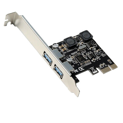 #ad PCI E To USB 3.0 PCIE Expansion Controller Card 2 Port PCI Express Hub Adapter $15.99