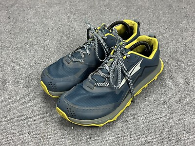 #ad Altra Lone Peak 5 Athletic Shoes Mens Size 11.5 Blue Yellow Running Walking $44.95
