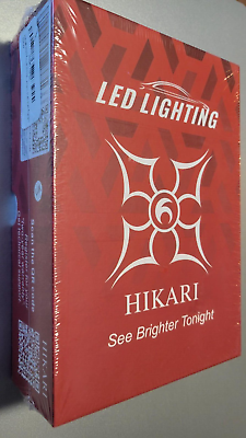 #ad Hikari 005 V50 9005 Waterproof LED Fog Light Bulb Replacement Kit SEALED $38.88