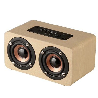 #ad Retro Wooden Design Portal Bluetooth Speaker $58.48