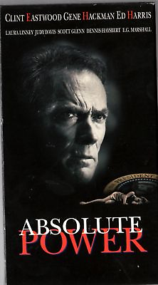 #ad Absolute Power VHS 1997 Eastwood Hackman Harris $4.79