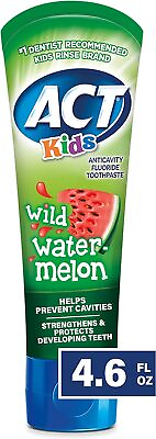 #ad Kids Anti Wrinkle Fluoride Toothpaste 4.6 oz. Wild watermelon $10.00